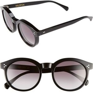 Wildfox Black Harper Acetate Sunglasses NWOT